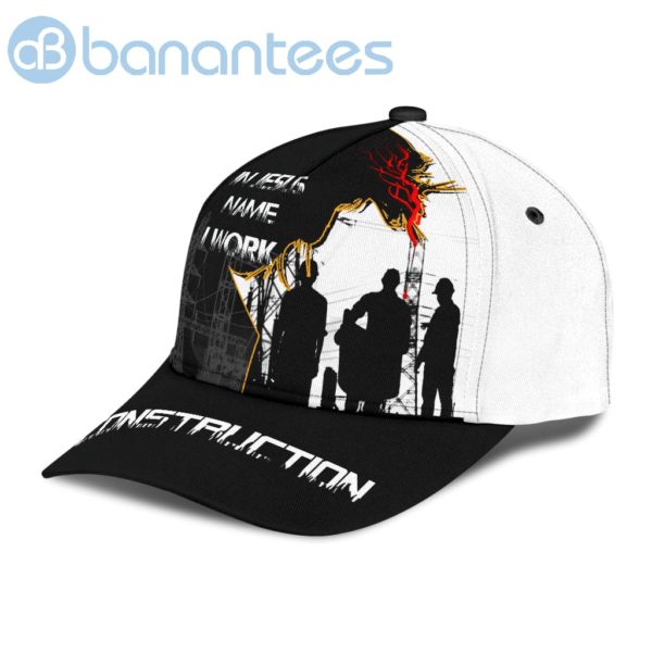 Construction Worker In Jesus Name I Work Cap Product Photo