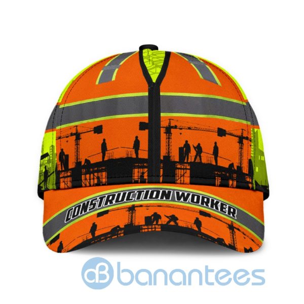 Construction Worker Safety Custom Name Printed 3D Cap Product Photo
