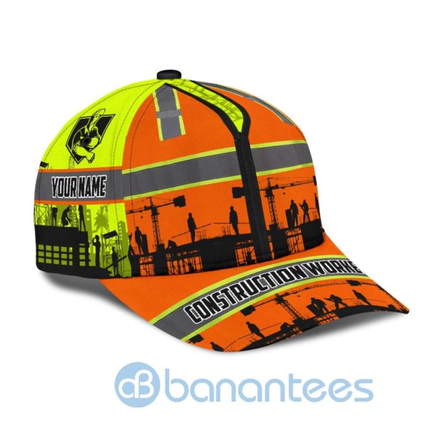 Construction Worker Safety Custom Name Printed 3D Cap Product Photo