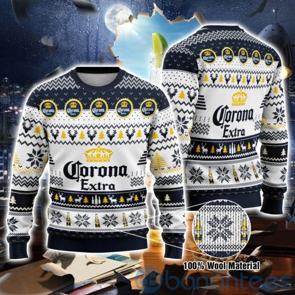 Corona Extra Beer Ugly Christmas All Over Printed 3D Shirt Product Photo