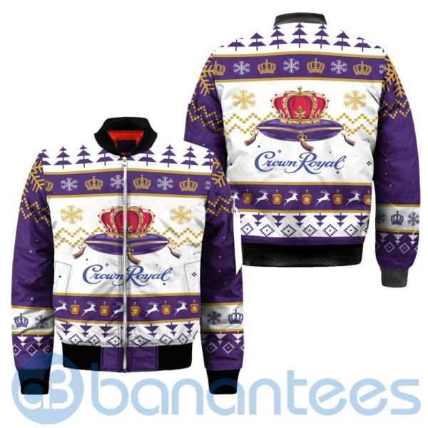 Crown Royal Whiskey Ugly Christmas All Over Printed 3D Shirt Product Photo