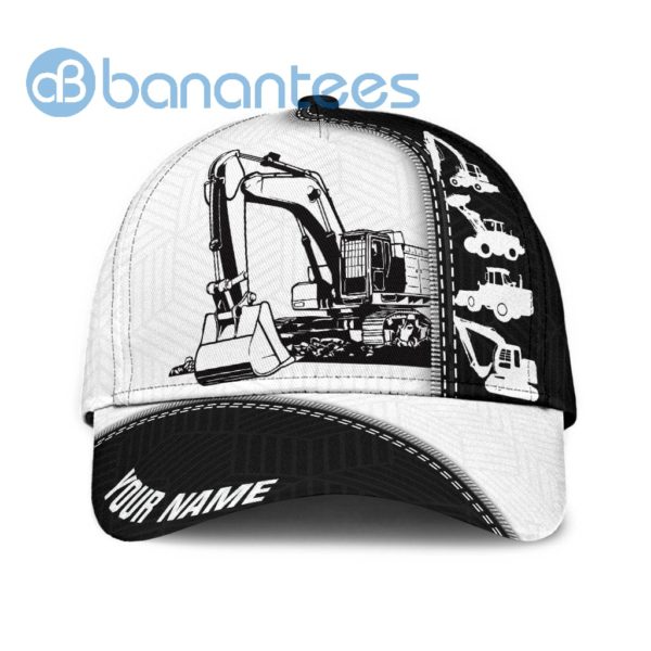 Custom Heavy Equipment All Over Printed 3D Cap Product Photo