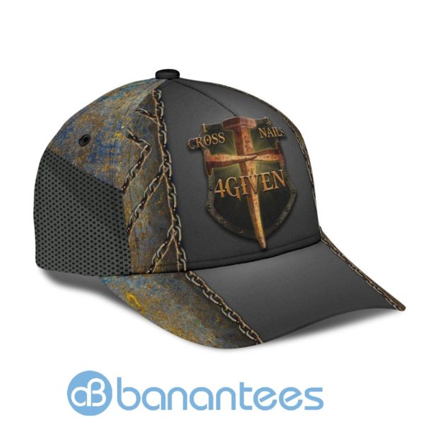 Custom Jesus Forgiven All Over Printed 3D Cap Personalized Name Product Photo