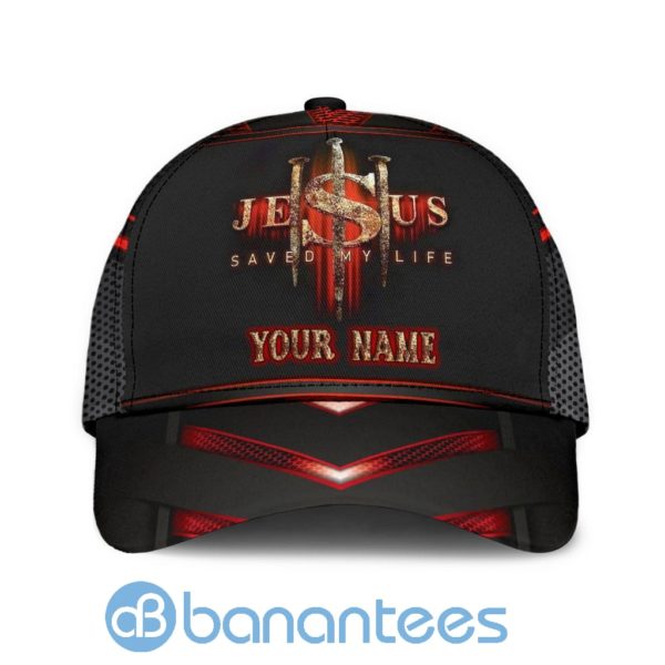 Custom Jesus Saved My Life All Over Printed 3D Cap Product Photo