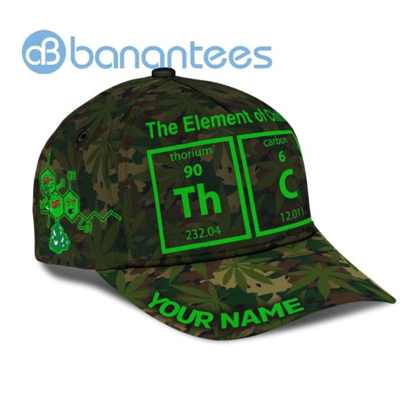Custom Nam The Element Of Chill Weed Leaf And Camo Full Printed 3D Cap Product Photo