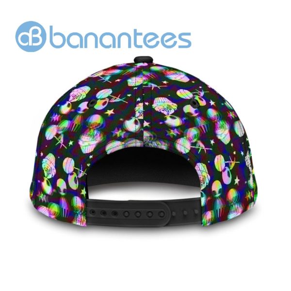Custom Name Alien Smoking Weed Leaf Full Printed 3D Cap Product Photo