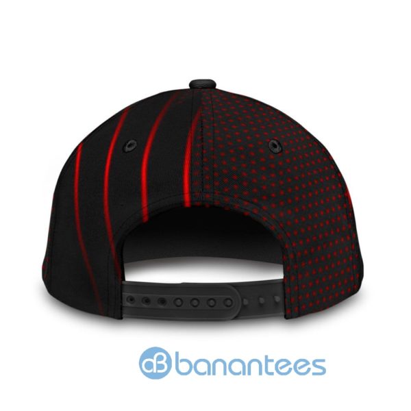 Custom Name And Number Baseball Black All Over Printed 3D Cap Product Photo