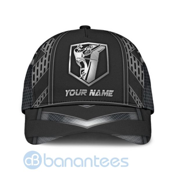 Custom Name Arborist Black Full Printed 3D Cap Product Photo