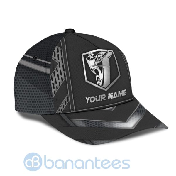 Custom Name Arborist Black Full Printed 3D Cap Product Photo