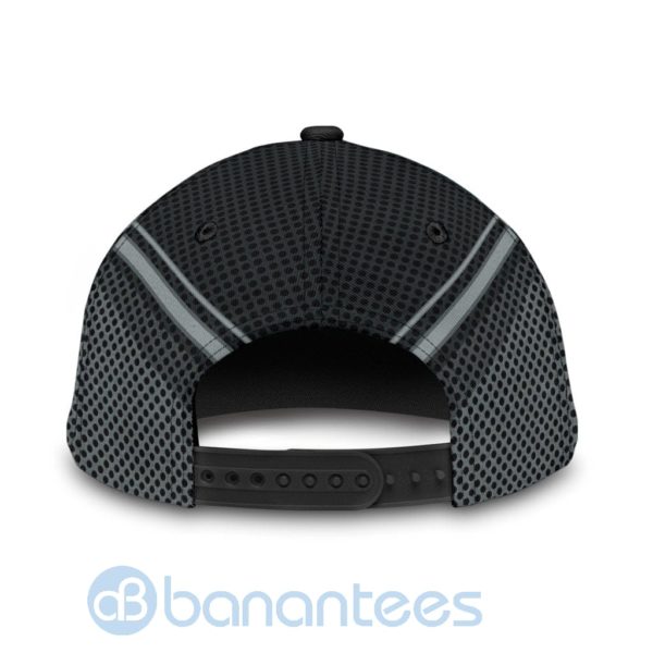 Custom Name Bike Black And Metalic All Over Printed 3D Cap Product Photo
