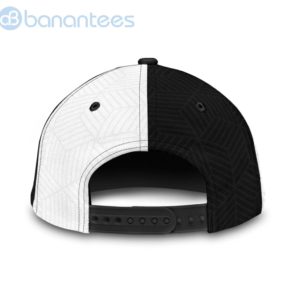Custom Name Contruction Vehicles Black And White Full Printed 3D Cap Product Photo
