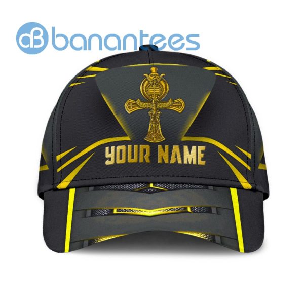 Custom Name Egyptian Ankh Symbol Full Printed 3D Cap Product Photo