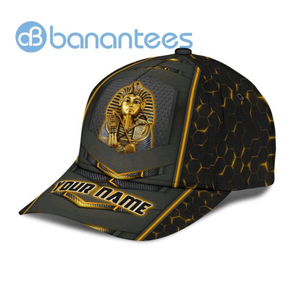 Custom Name Egyptian God Pharaoh Full Printed 3D Cap Product Photo