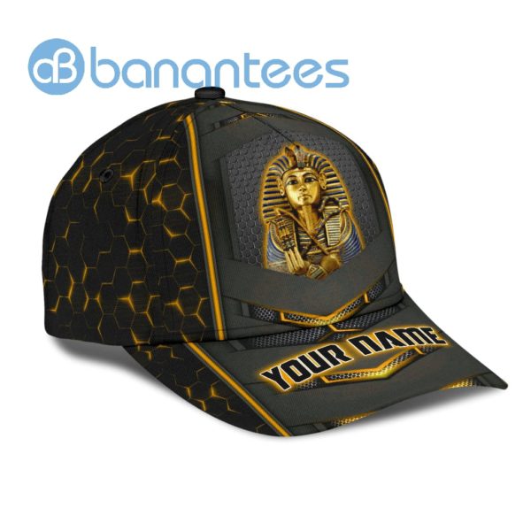 Custom Name Egyptian God Pharaoh Full Printed 3D Cap Product Photo