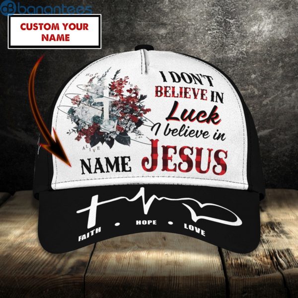 Custom Name I Believe In Jesus All Over Printed 3D Cap Product Photo