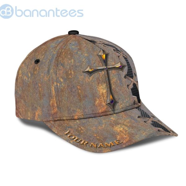 Custom Name Jesus Cross Full Printed 3D Cap Product Photo