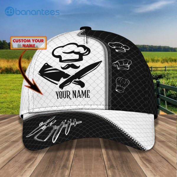 Custom Name Master Chef All Over Printed 3D Cap Product Photo