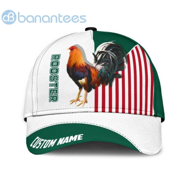 Custom Name Rooster Mexico All Over Printed 3D Cap Product Photo