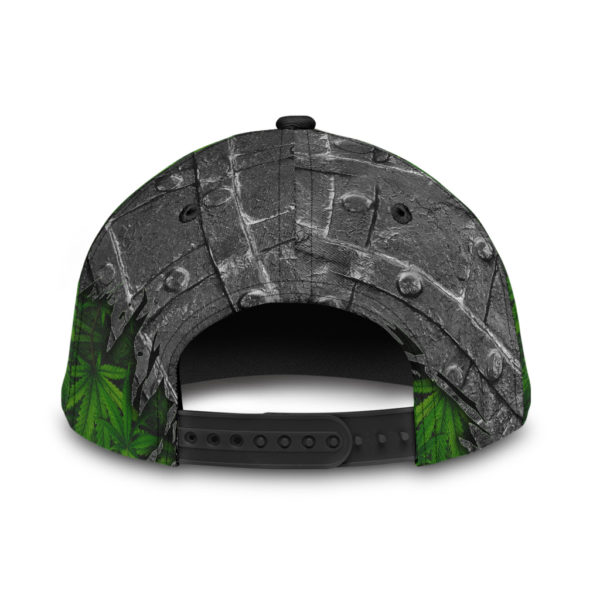 Custom Name Skull Weed All Over Printed 3D Cap Product Photo