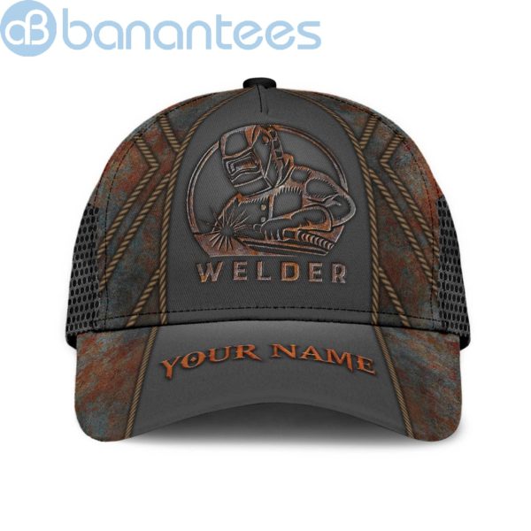 Custom Name Vintage Welder Classic Welding Cap Product Photo