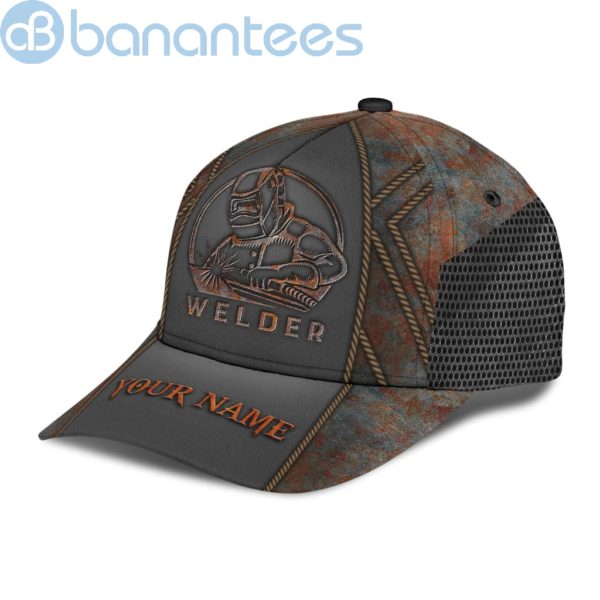 Custom Name Vintage Welder Classic Welding Cap Product Photo