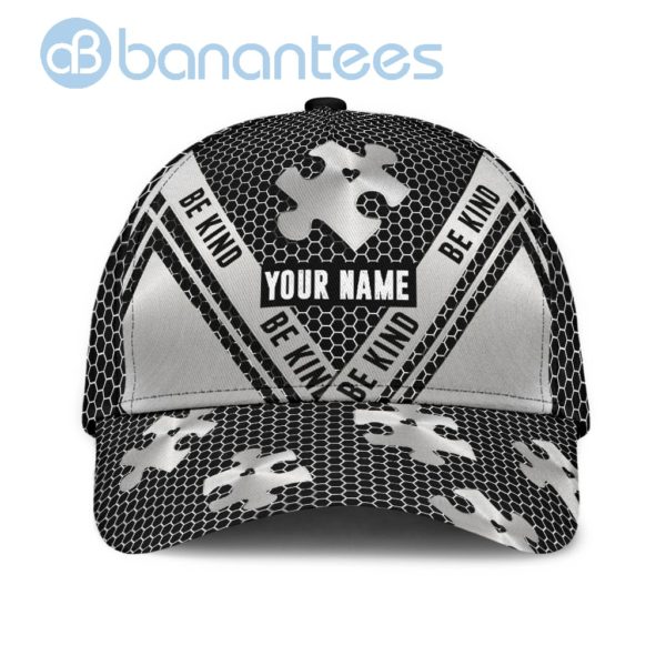 Custom Steel Autism Awareness All Over Printed 3D Cap Product Photo