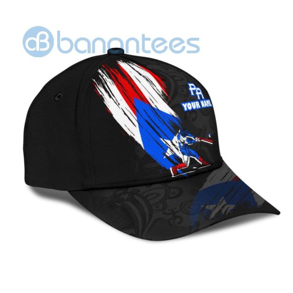 Customize Name Baseball Puerto Rico All Over Printed 3D Cap Product Photo