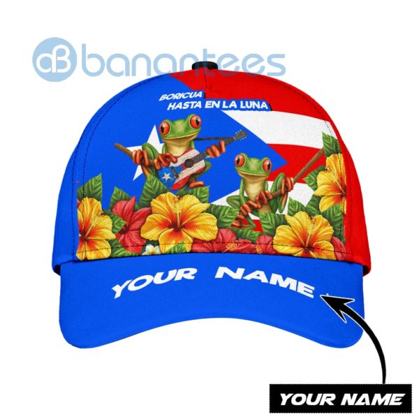 Customize Name Coqui Puerto Rico All Over Printed 3D Cap Product Photo