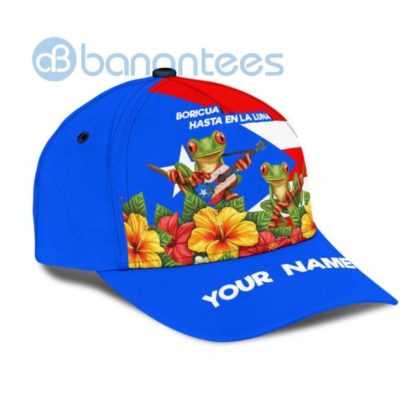 Customize Name Coqui Puerto Rico All Over Printed 3D Cap Product Photo