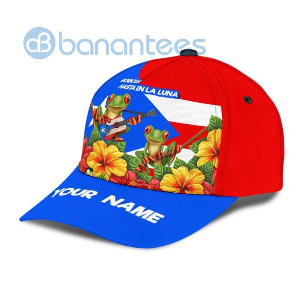 Customize Name Coqui Puerto Rico All Over Printed 3D Cap Product Photo