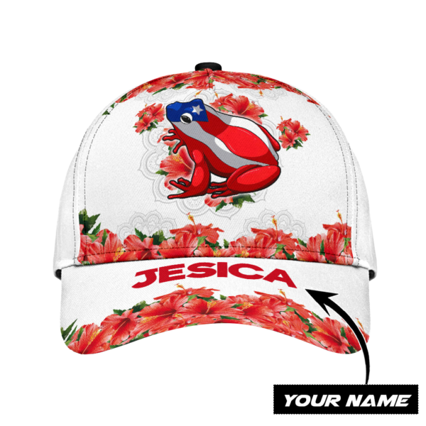 Customize Name Habicus And Flog Puerto Rico All Over Printed 3D Cap Product Photo