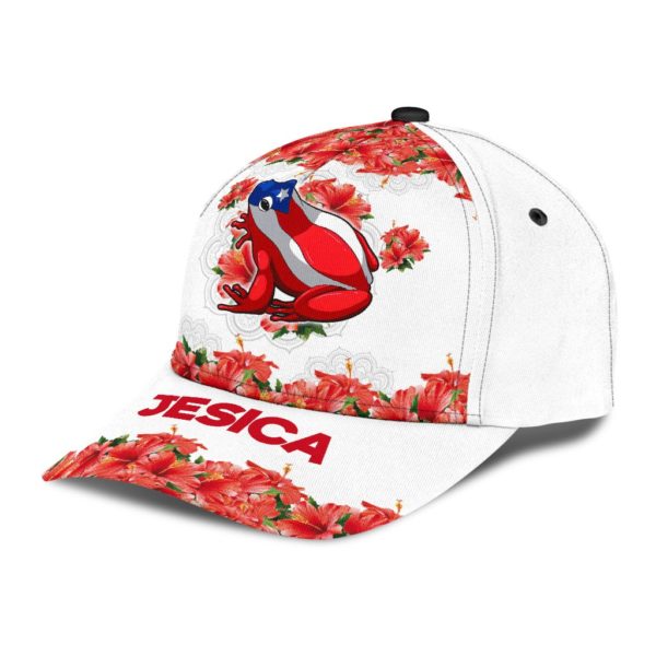 Customize Name Habicus And Flog Puerto Rico All Over Printed 3D Cap Product Photo