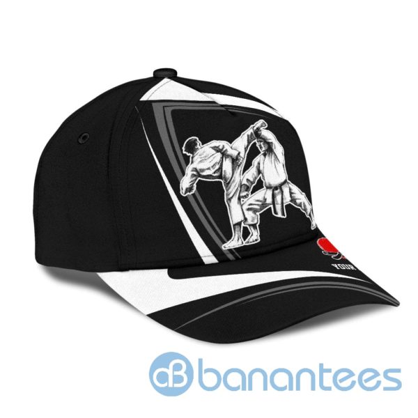 Customize Name Karate All Over Printed 3D Cap Product Photo