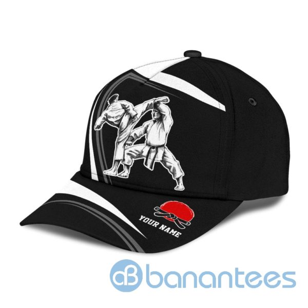 Customize Name Karate All Over Printed 3D Cap Product Photo