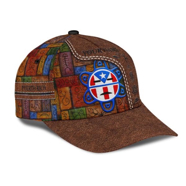 Customize Name Puerto Rico All Over Printed 3D Cap Product Photo