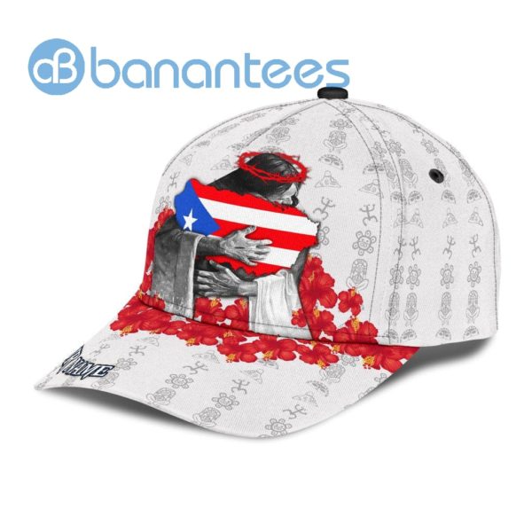 Customize Name Puerto Rico All Over Printed 3D Cap Product Photo