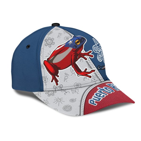 Customize Name Puerto Rico All Over Printed 3D Cap Product Photo