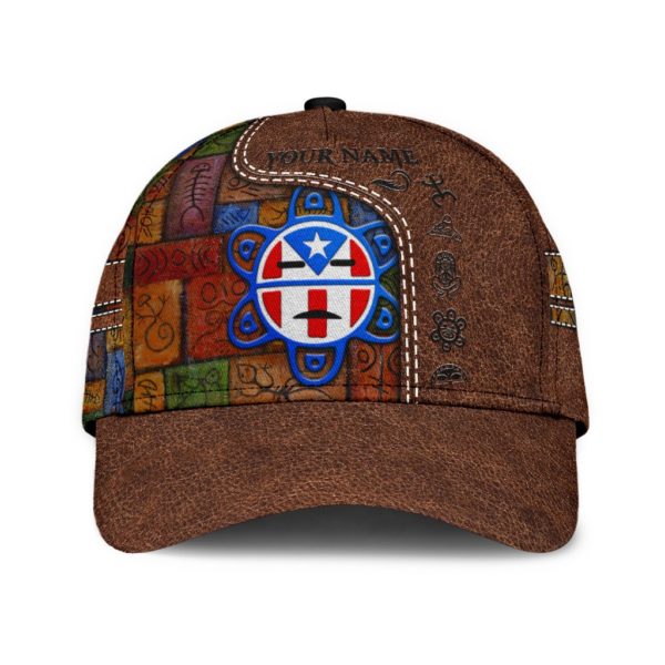 Customize Name Puerto Rico All Over Printed 3D Cap Product Photo