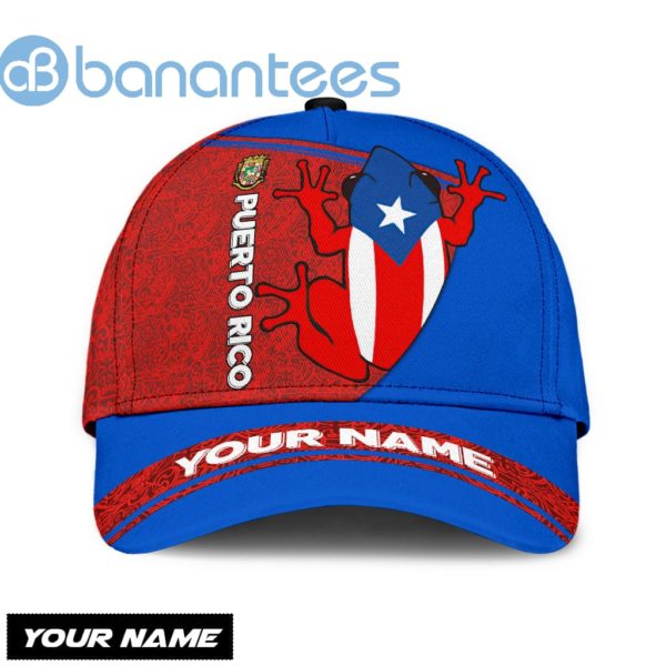 Customize Name Puerto Rico All Printed All Over Printed 3D Cap Product Photo