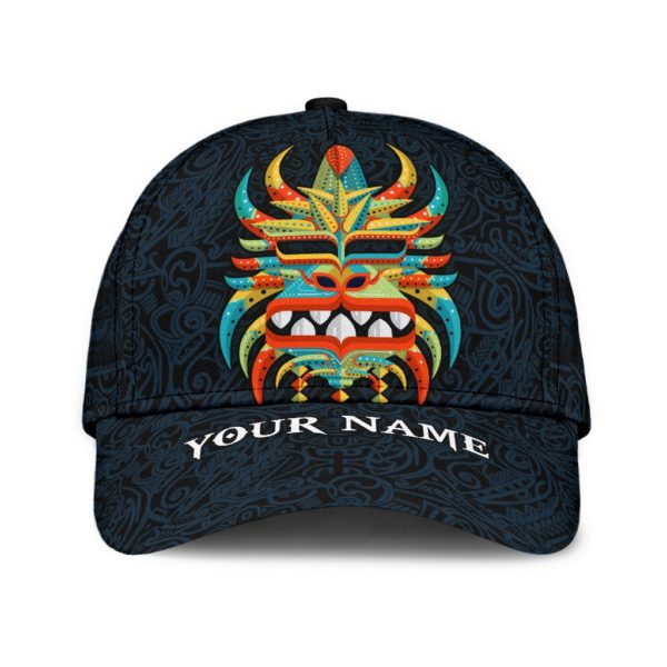 Customize Name Puerto Rico Bali Mask All Over Printed 3D Cap Product Photo