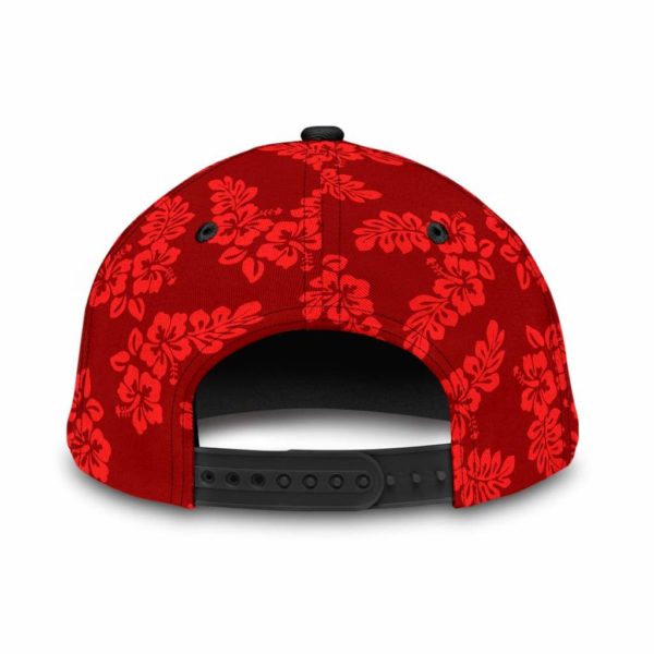 Customize Name Puerto Rico Habicus Flower Pattern All Over Printed 3D Cap Product Photo