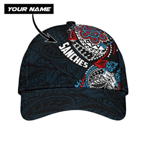 Customize Name Puerto Rico Mandala All Over Printed 3D Cap Product Photo
