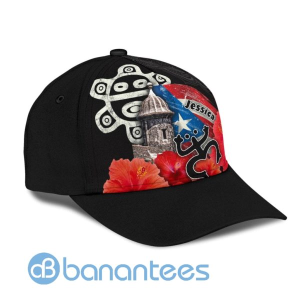 Customize Name Sol Taino Puerto Rico All Over Printed 3D Cap Product Photo