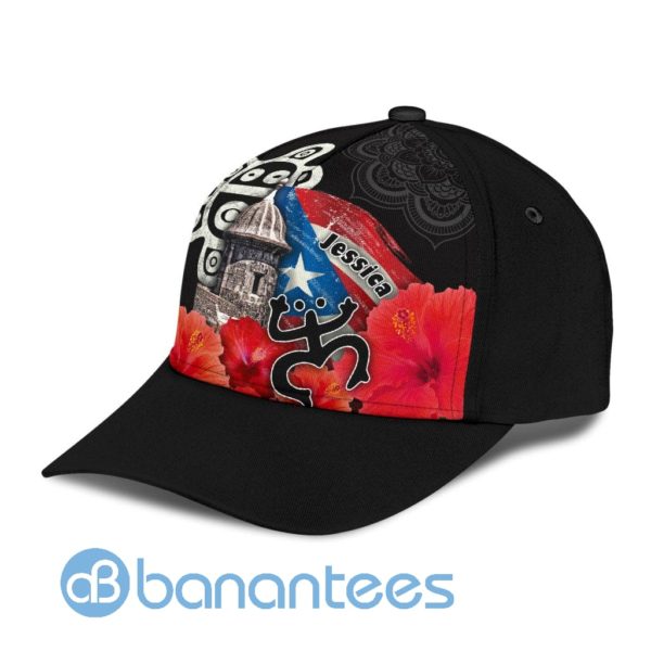Customize Name Sol Taino Puerto Rico All Over Printed 3D Cap Product Photo