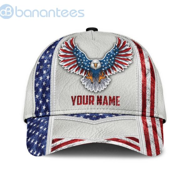 Customize Name Us Eagle All Overesign Print Cap Product Photo
