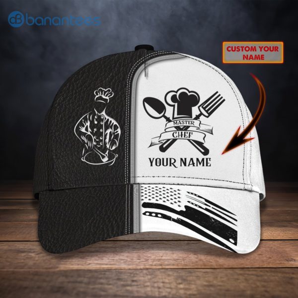 Customized Name Cooking Lovers Master Chef All Over Printed 3D Cap Product Photo