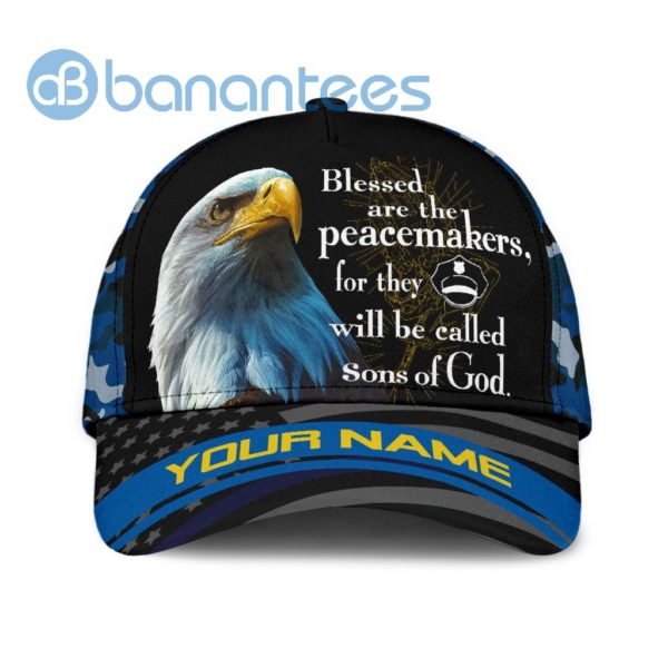 Customized Name Eagle Camo All Over Printed 3D Cap Product Photo