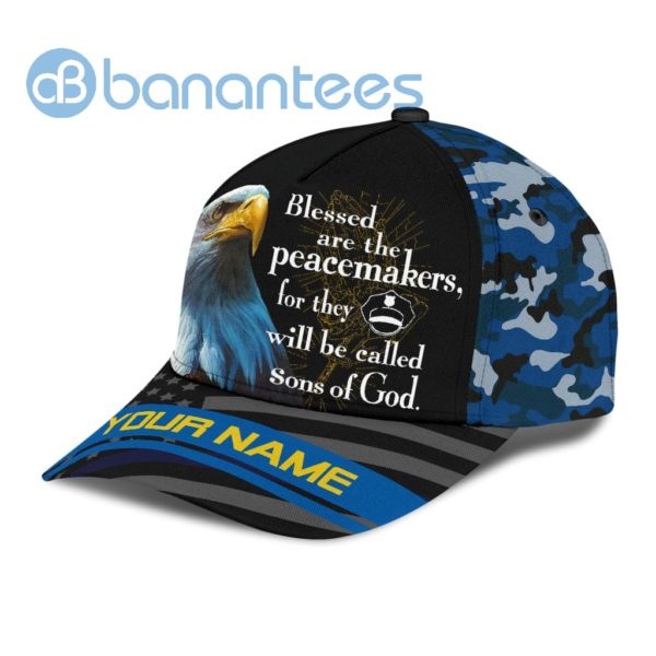 Customized Name Eagle Camo All Over Printed 3D Cap Product Photo