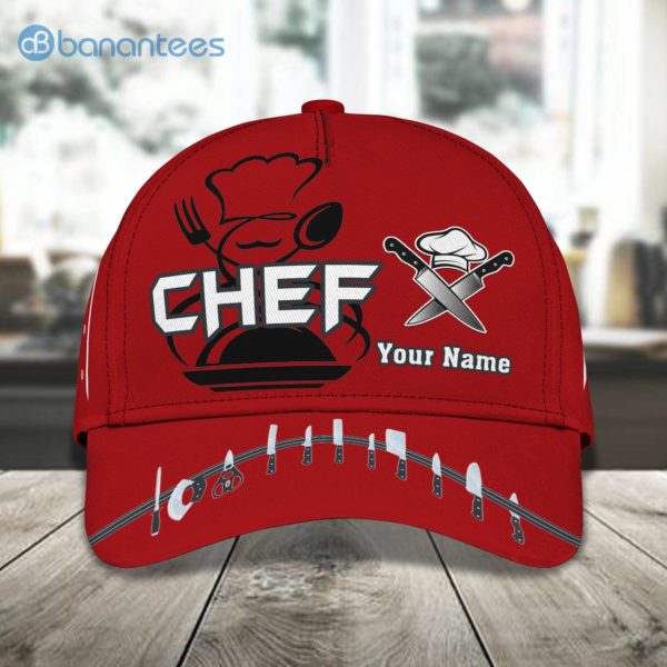Customized Name Master Chef All Over Printed 3D Cap Product Photo