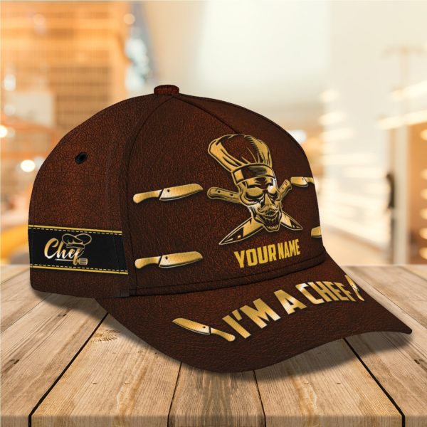 Customized Name Master Chef All Over Printed 3D Cap Product Photo